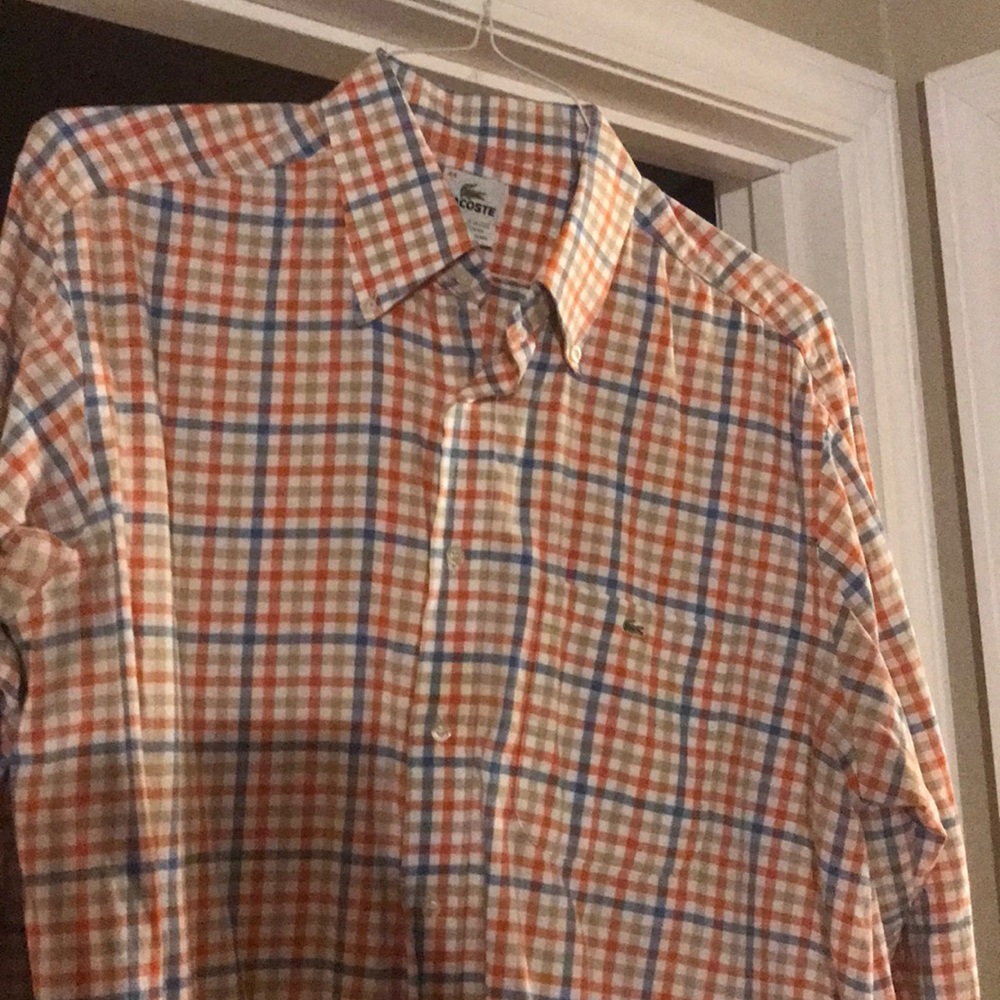 Lacoste button down shirt